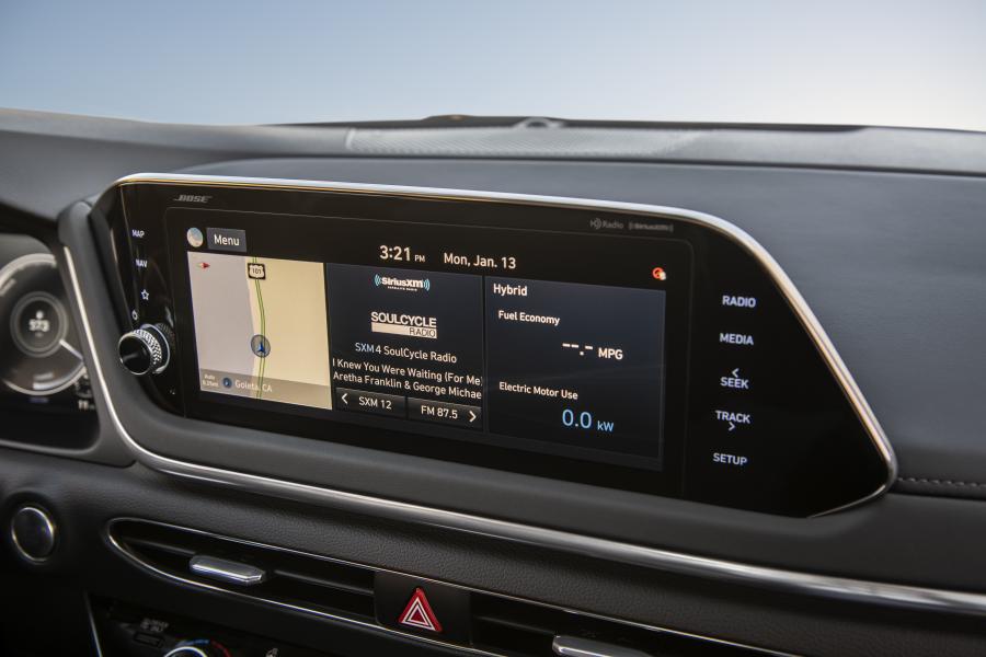 Детали интерьера Hyundai Sonata Hybrid (DN8) 2020 года  (NA) (фото 45 из 58)